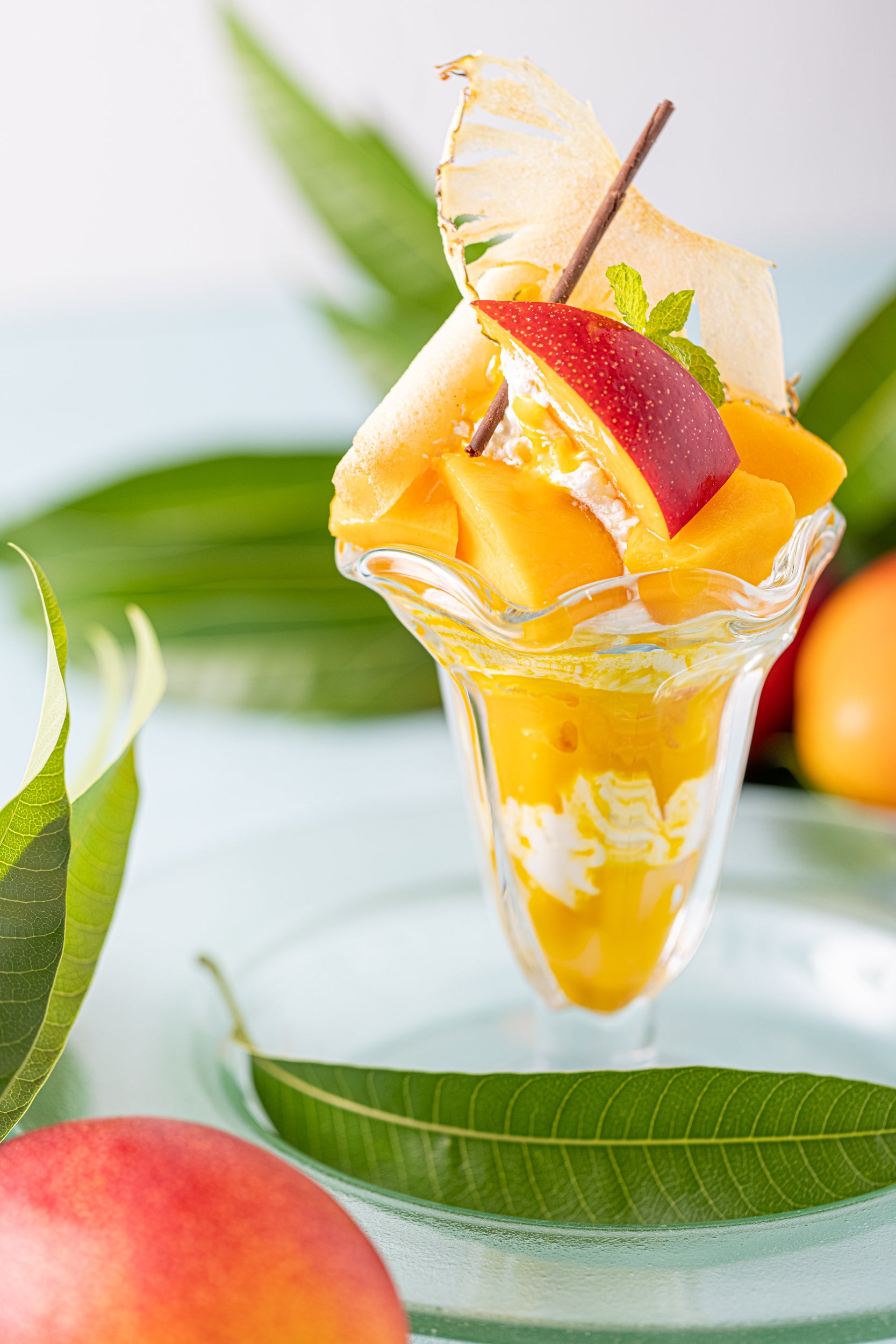 河津産マンゴーパフェ