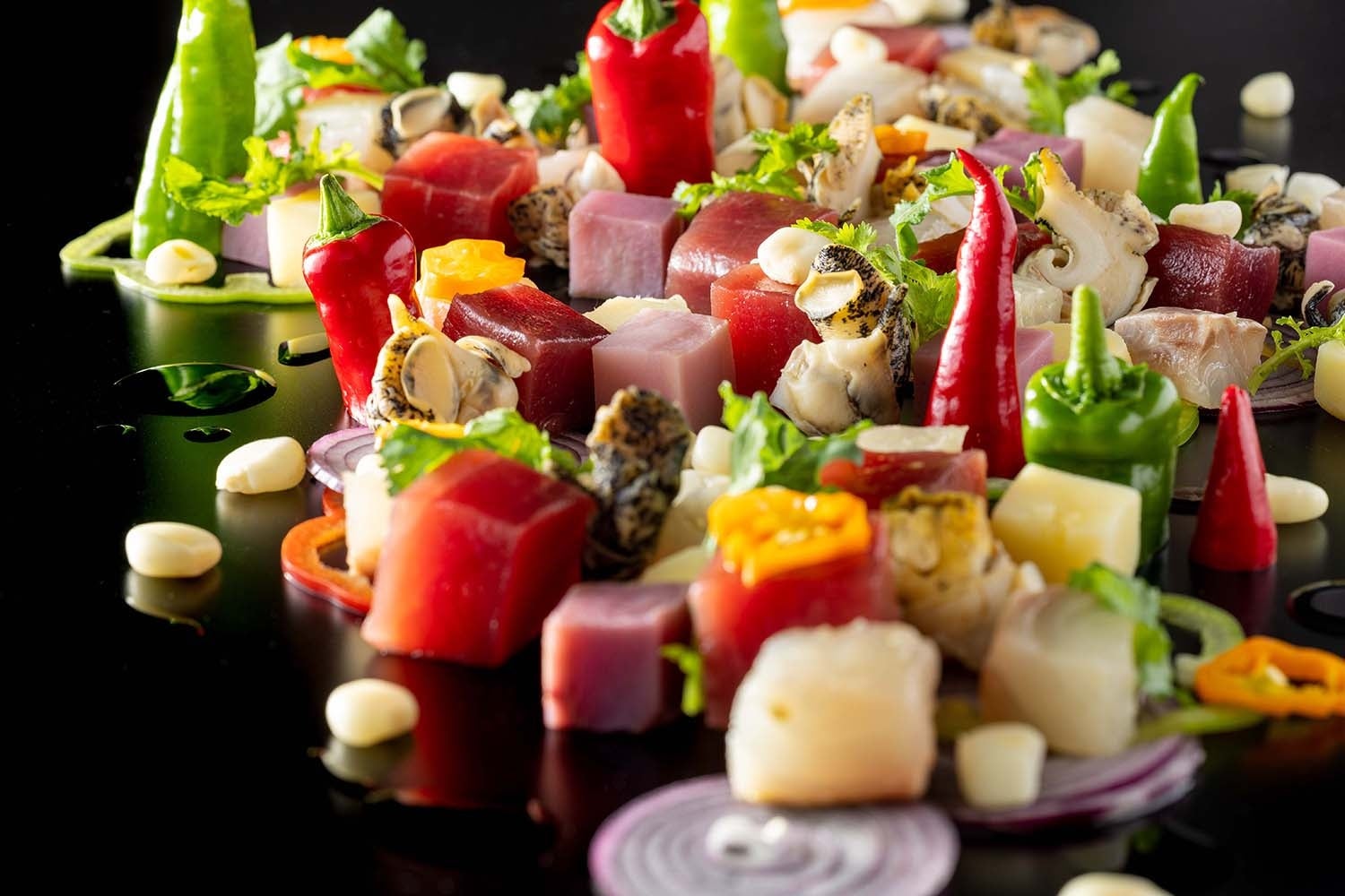 「セビーチェ」（写真④・ディナー限定）