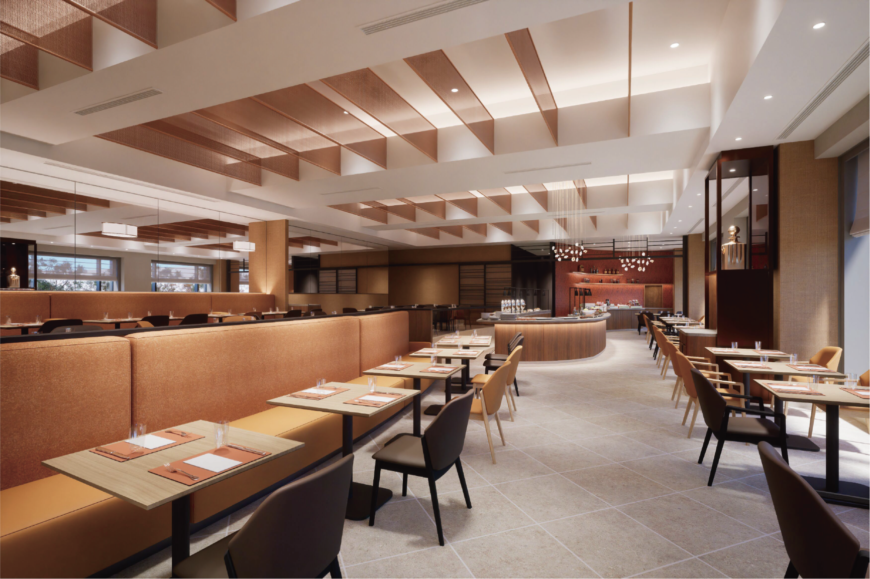 完成予定パース図　ホール席