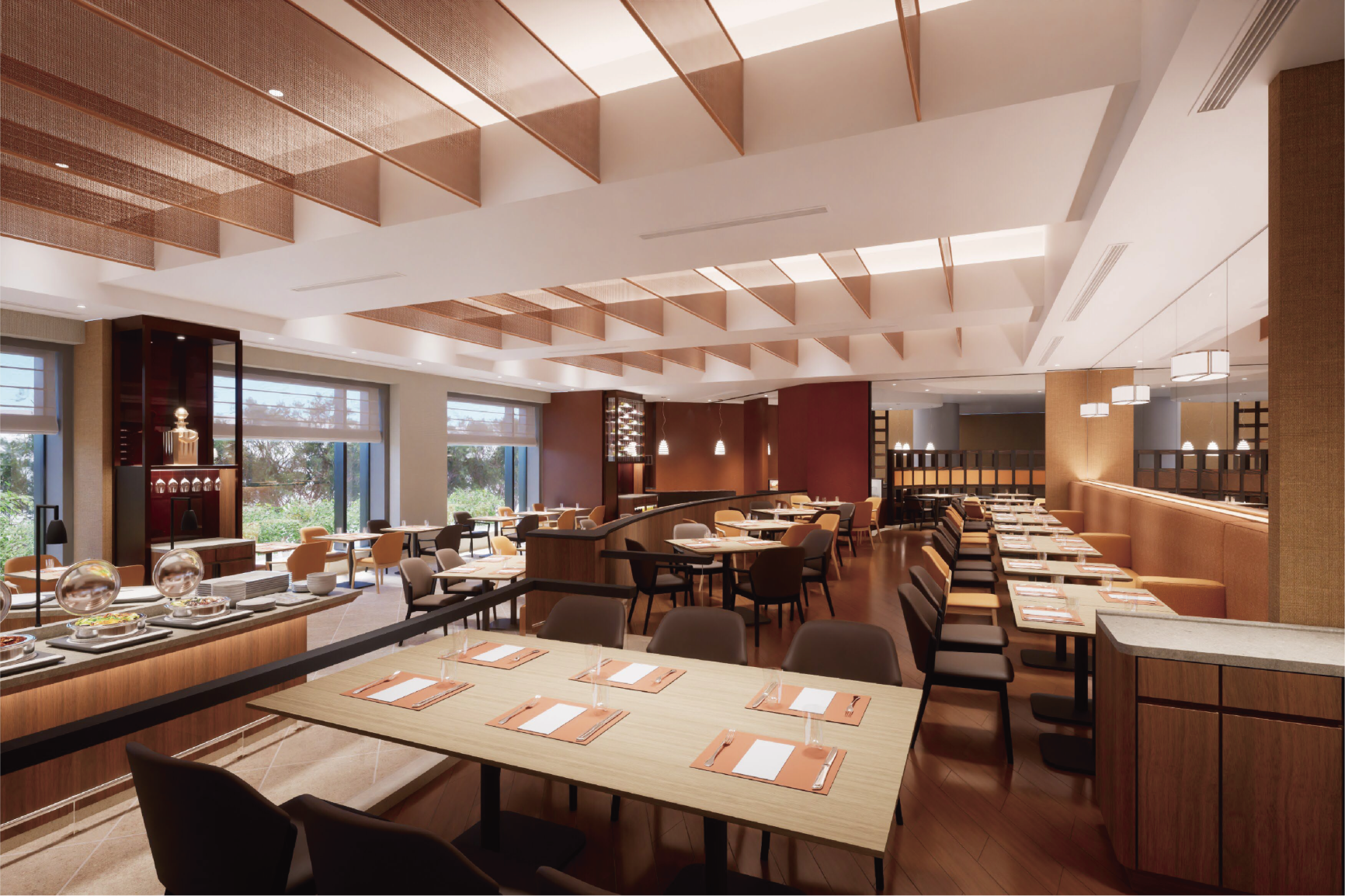 完成予定パース図　ホール席