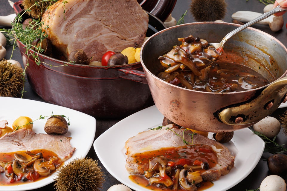 「ローストポーク～大阪産「犬鳴ポーク」＆大阪産「よろしい茸」～」