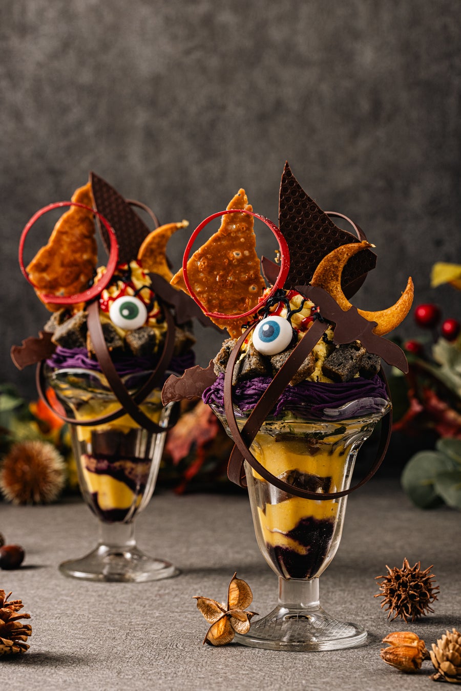 ハロウィンパフェ全景・縦