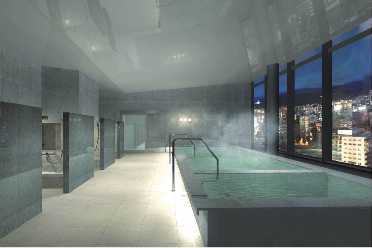 札幌の夜景もご覧いただける温浴施設　イメージ（プレミアムカテゴリーご利用特典）