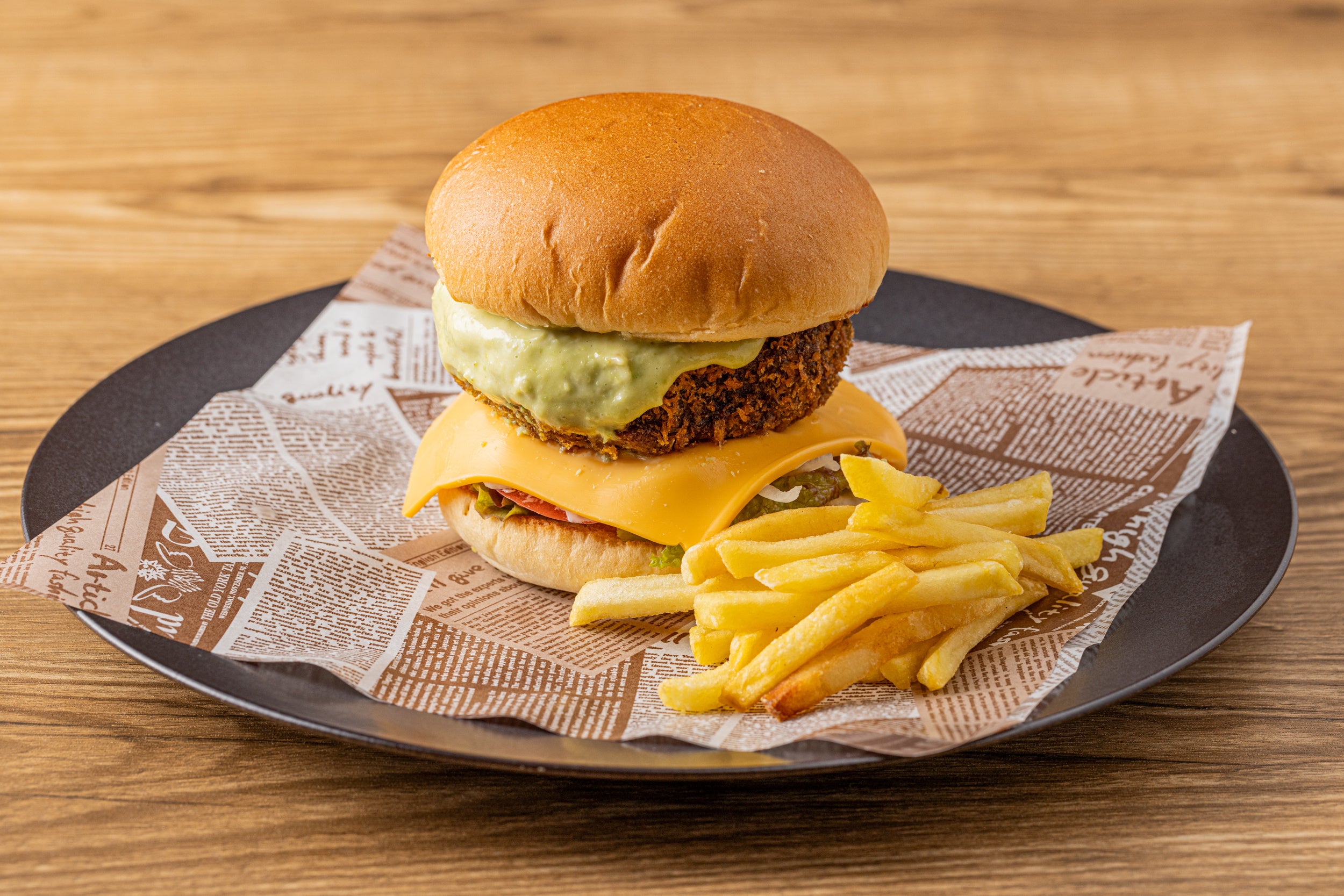 鹿肉メンチカツバーガー　イメージ