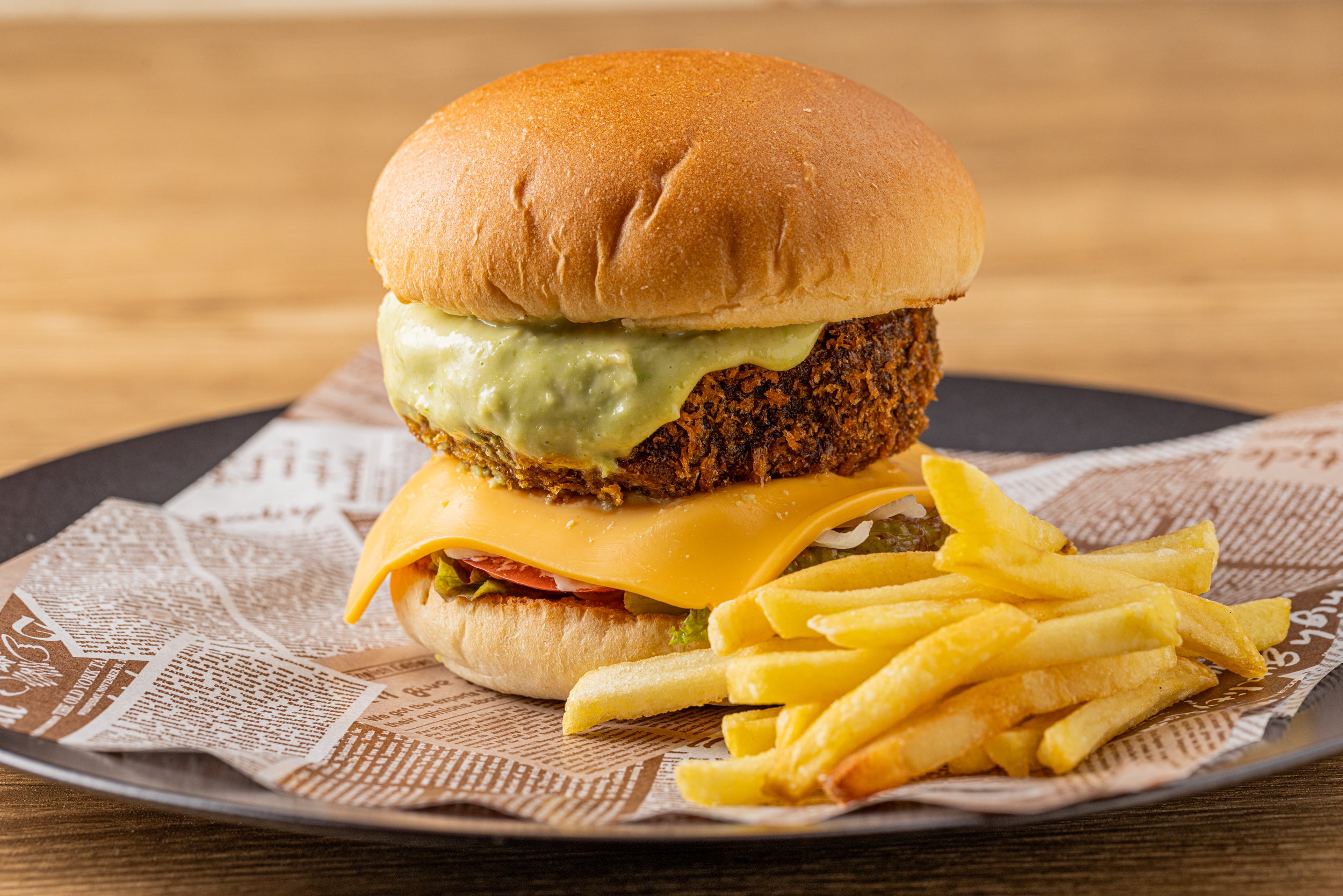 鹿肉メンチカツバーガー　イメージ