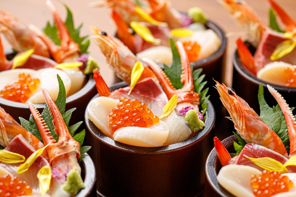 「天下のちらし寿司～お造り5種盛り～」