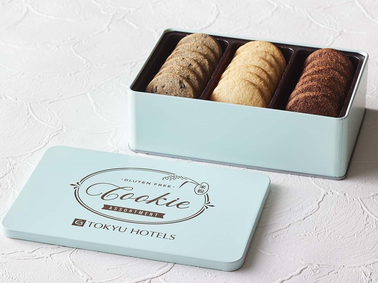 オリジナルデザインの缶に入ったギフト仕様