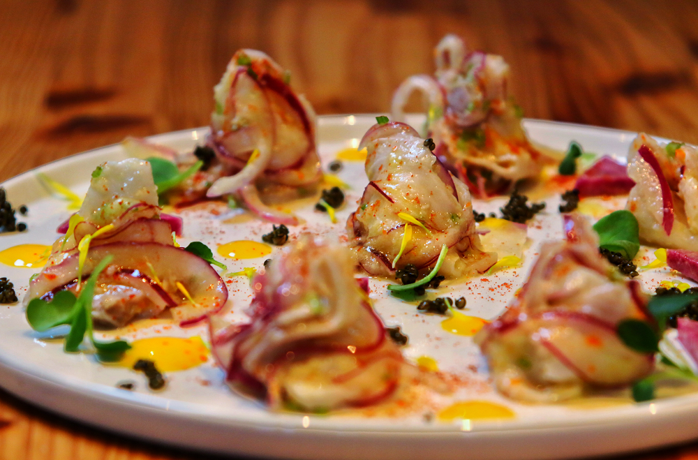 イマイユのセビチェ（県産鮮魚のマリネ）