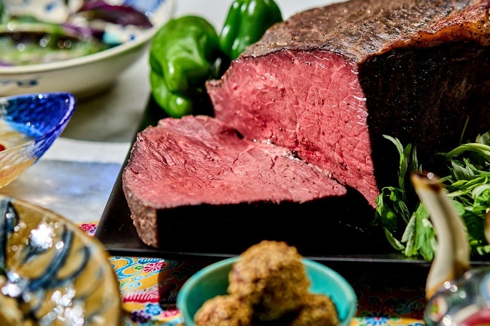 国産牛のローストビーフ