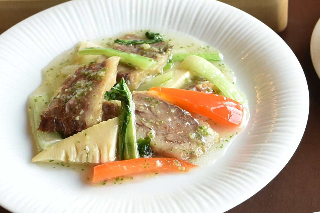 「やまゆり牛 中華風旨塩炒め」