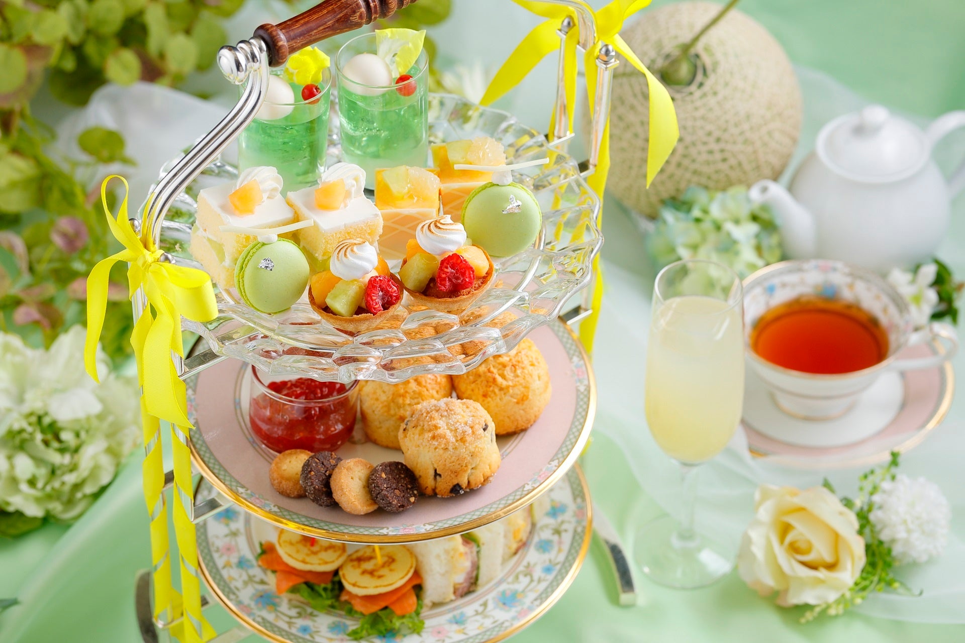 ミントン　アフタヌーンティーセット ミントンのアフタヌーンティーセット ミントン】1段アフタヌーンティー