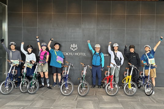 富士・伊豆・多摩川エリアを駆け抜ける!東急ホテルズ×スルガ銀行共同サイクリングイベントを4月~6月に開催~アテネ五輪代表・田代恭崇氏監修、世界遺産やナショナルサイクルルートを巡る全5回の体験型ライド~ 富士・伊豆・多摩川エリアを駆け抜ける!東急ホテルズ×スルガ銀行共同サイクリングイベントを4月~6月に開催~アテネ五輪代表・田代恭崇氏監修、世界遺産やナショナルサイクルルートを巡る全5回の体験型ライド~