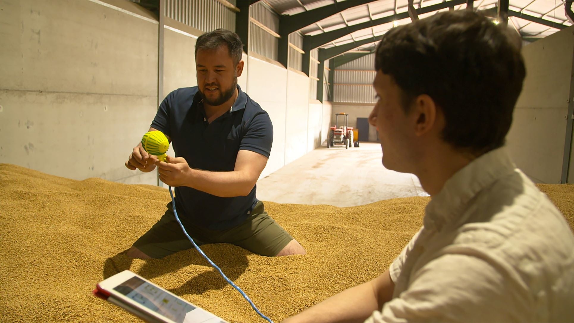 貯蔵施設の内部の状態を計測する新技術