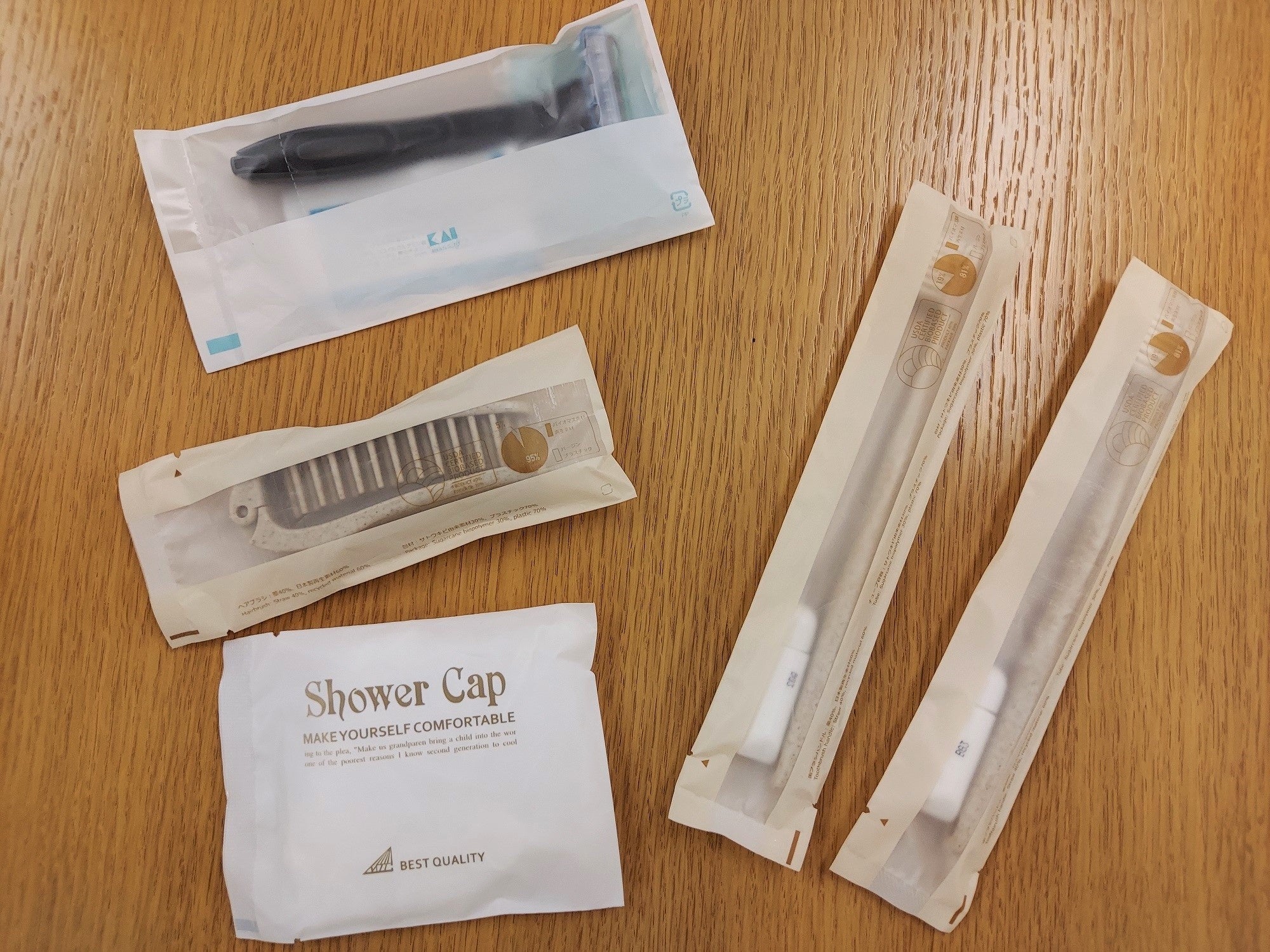 対象の客室アメニティの一例