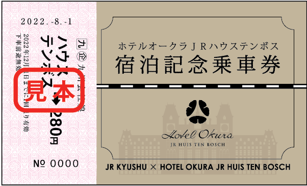 記念きっぷ おもて