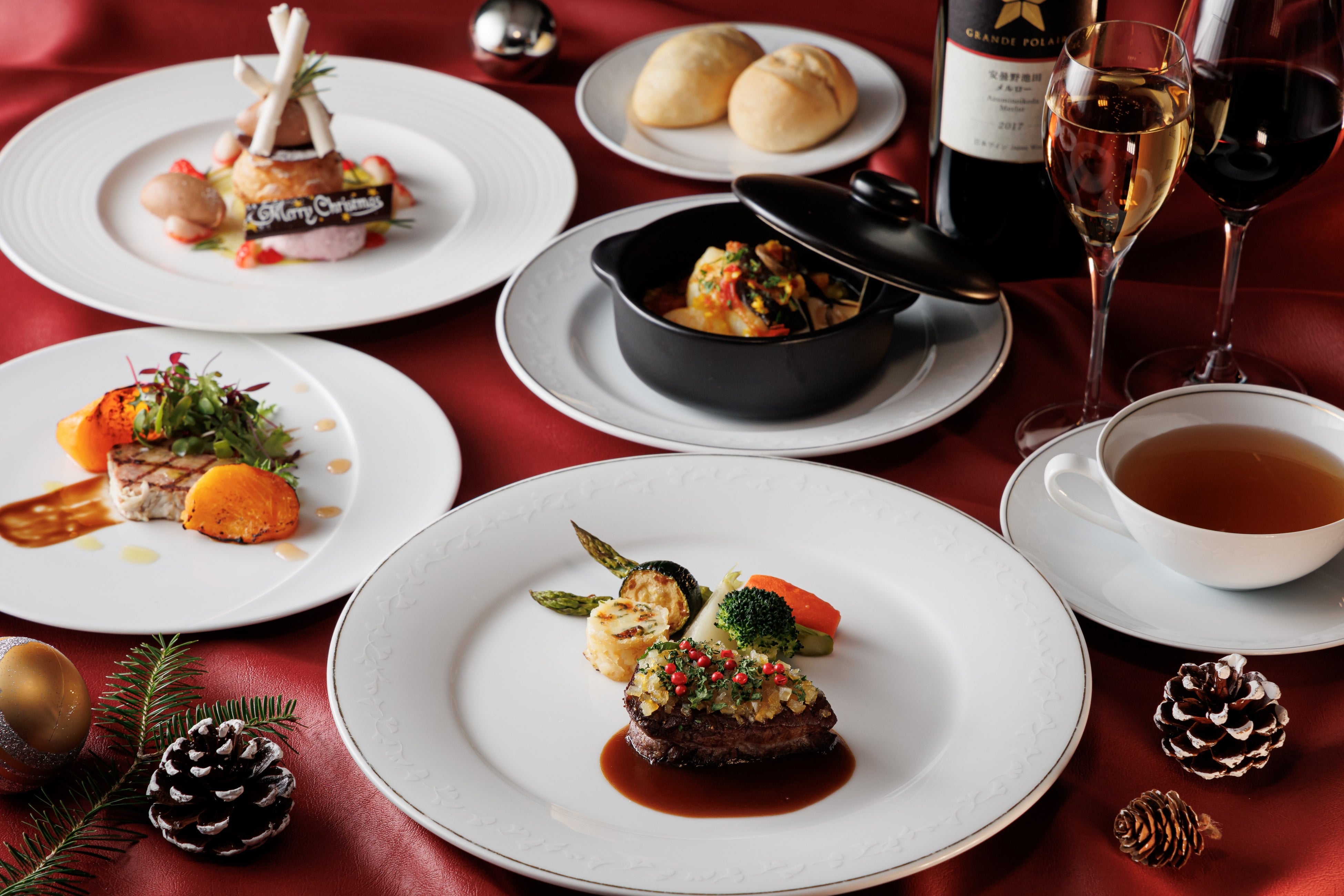 クリスマスフルコースディナー