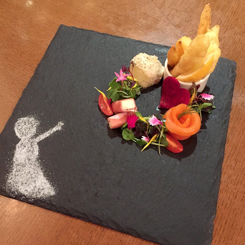 前菜4種の盛り合わせ リース仕立て