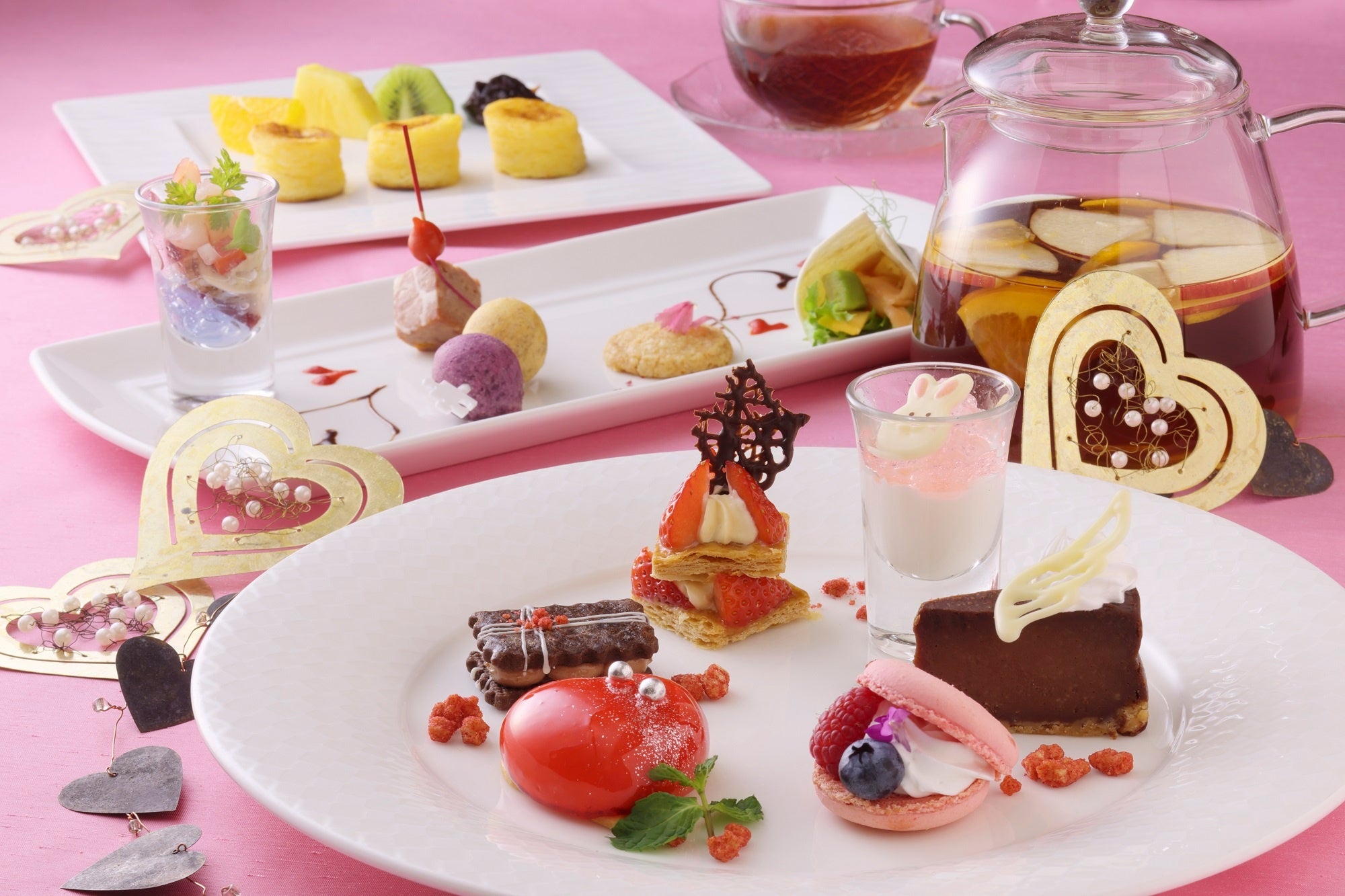 バレンタインアフタヌーンティーセット