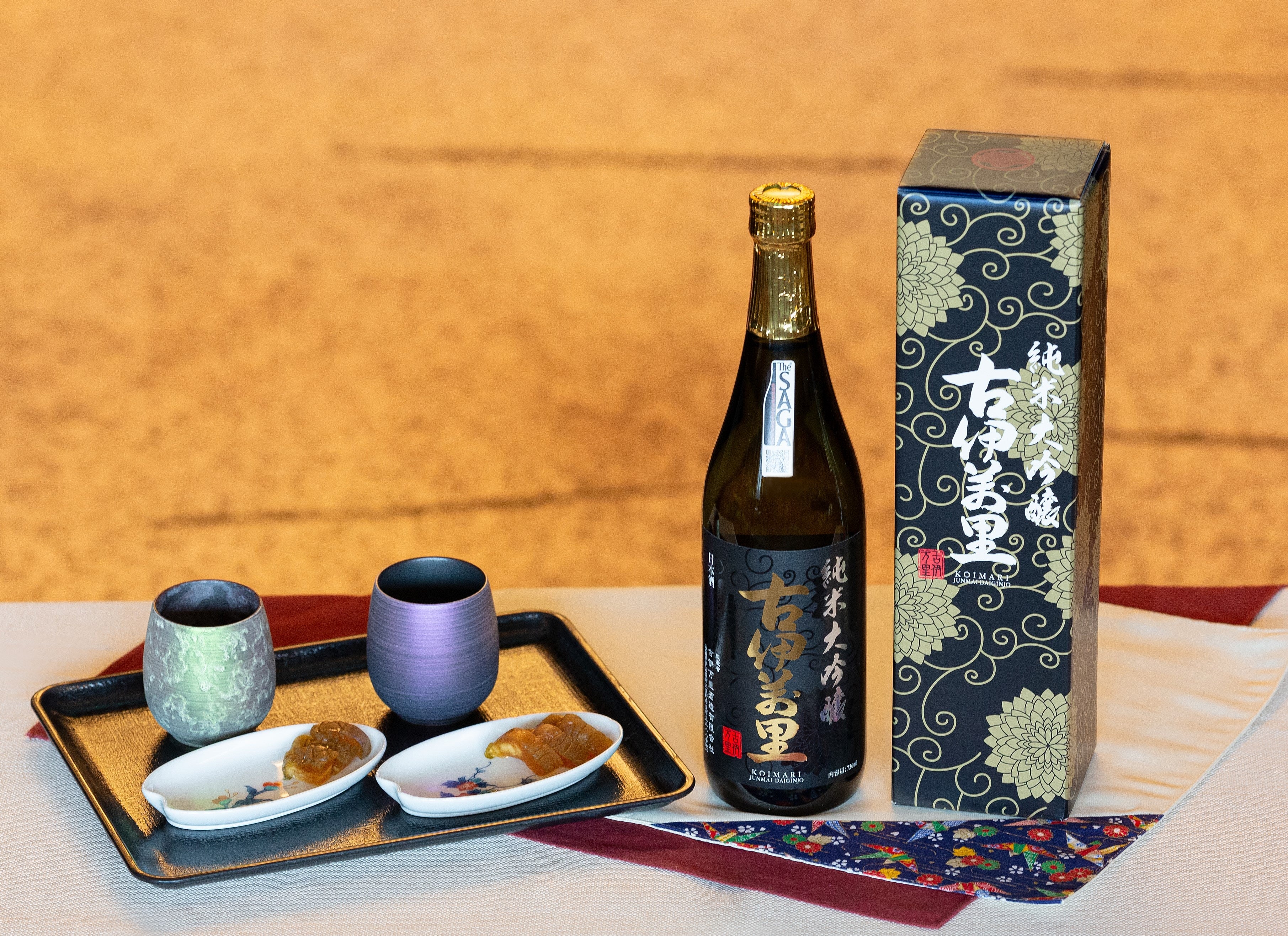 シリウス「古伊万里純米大吟醸」と奈良漬け