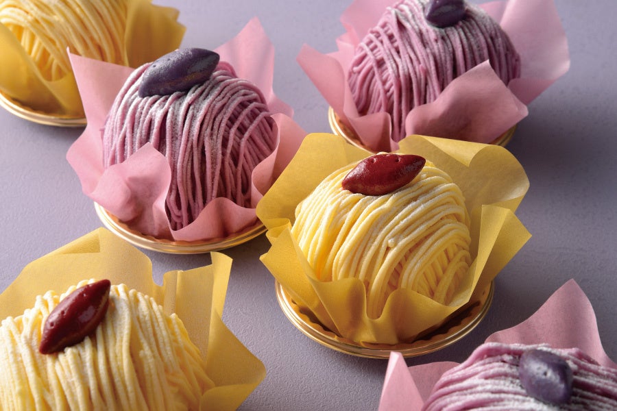 ベーカリーショップ アン　おさつの山のモンブラン、おさつの山の紫モンブラン