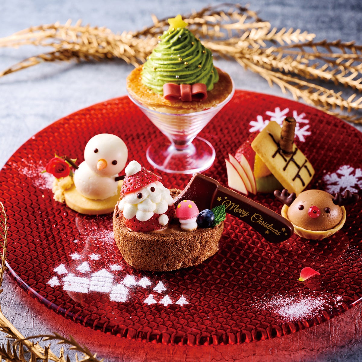 【クリスマス＊あしらい】クリスマスお料理の飾り＊ケーキやオードブルの飾り付けに！ 美麗】芸術級のデザインがすごい…!! 東急百貨店「2025Xmasケーキ