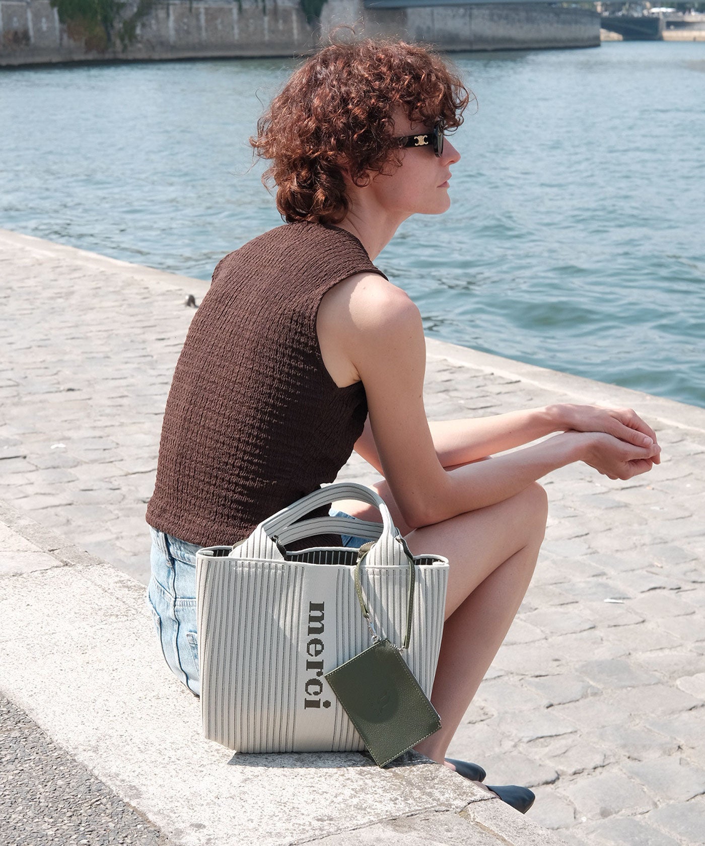 新品【Reneルネ】2025特別オーダーコート展ファー付きツイードミニ