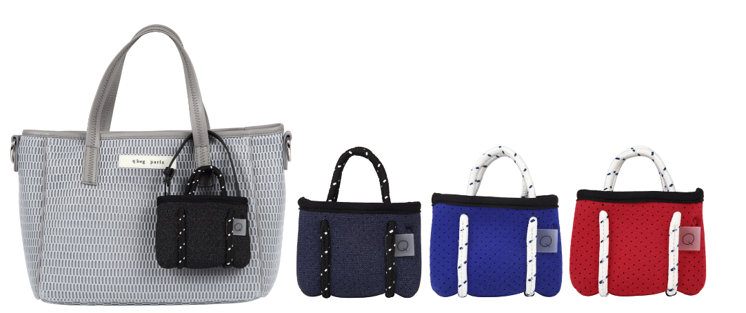 左からデニムブラック、デニムネイビー、ブルー、レッド