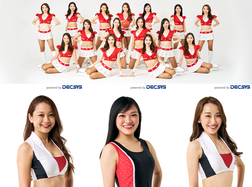 上部：STAR JETSメンバー 下部：左から Miyu、Moeko、Umi