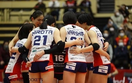 NECレッドロケッツが2/18(土)、19(日)に大田区総合体育館にて今