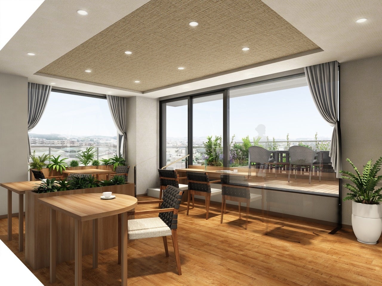 ＜5階 ラウンジ＞　