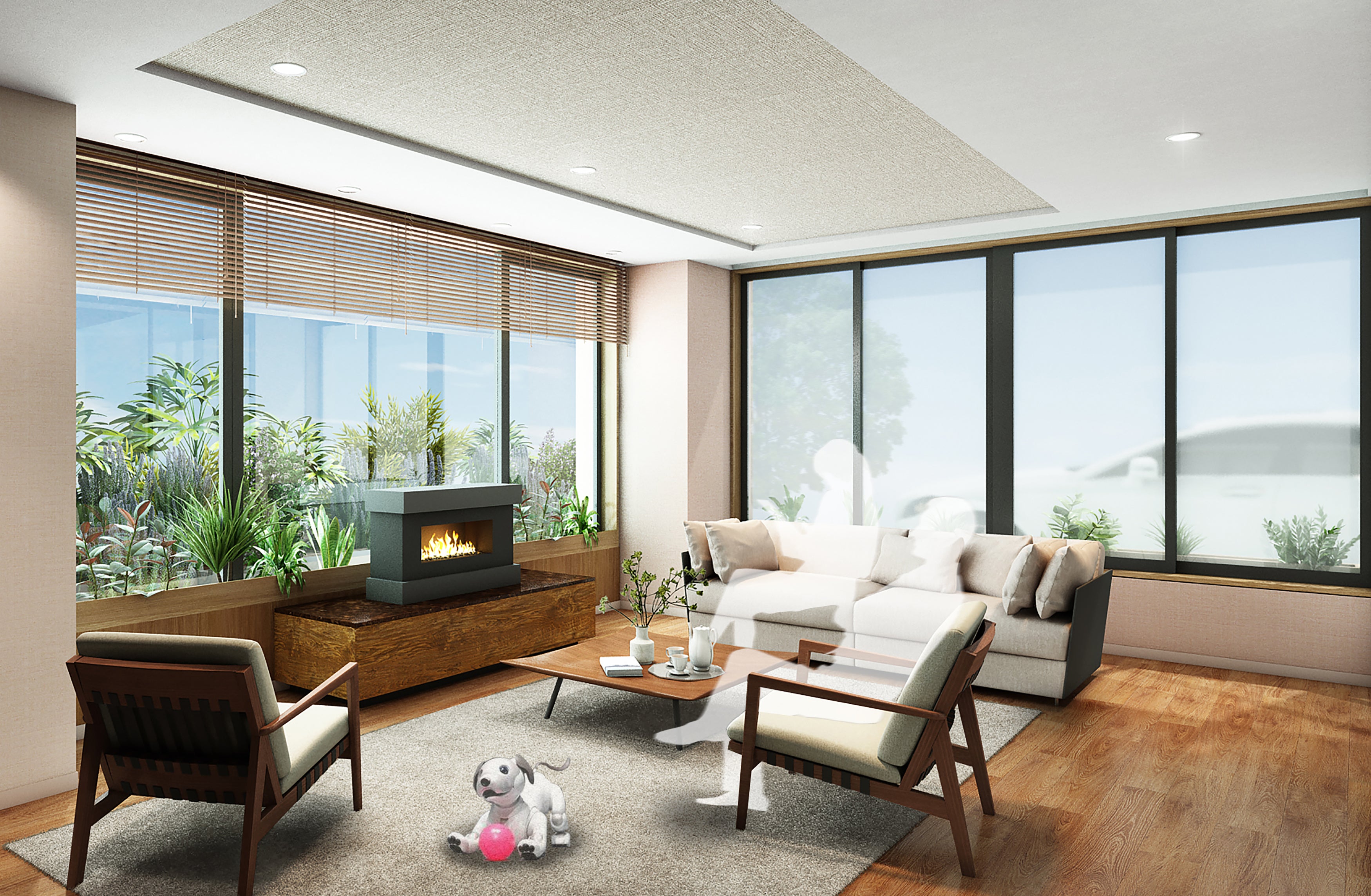 　＜1階 ラウンジ＞　