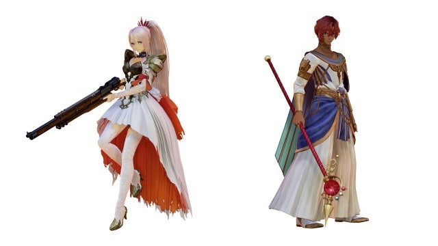 シオン：武器・武器スキン「ハンティングライフル」　　テュオハリム：武器・武器スキン「星導きの杖」