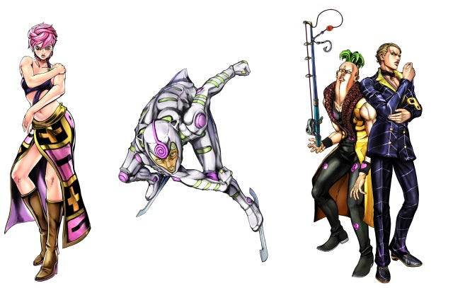 Jojo集結 紡げ 血族たちの決闘 ビート ジョジョの奇妙な冒険 オールスターバトル R トリッシュ ウナ ギアッチョ プロシュート ペッシの初登場pvを公開 株式会社バンダイナムコエンターテインメントのプレスリリース Jojo集結 紡げ 血族たちの決闘 ビート ジョジョの奇妙な冒険 オールスターバトル R トリッシュ ウナ ギアッチョ プロシュート ペッシの初登場pvを公開 株式会社バンダイナムコエンターテインメントのプレスリリース
