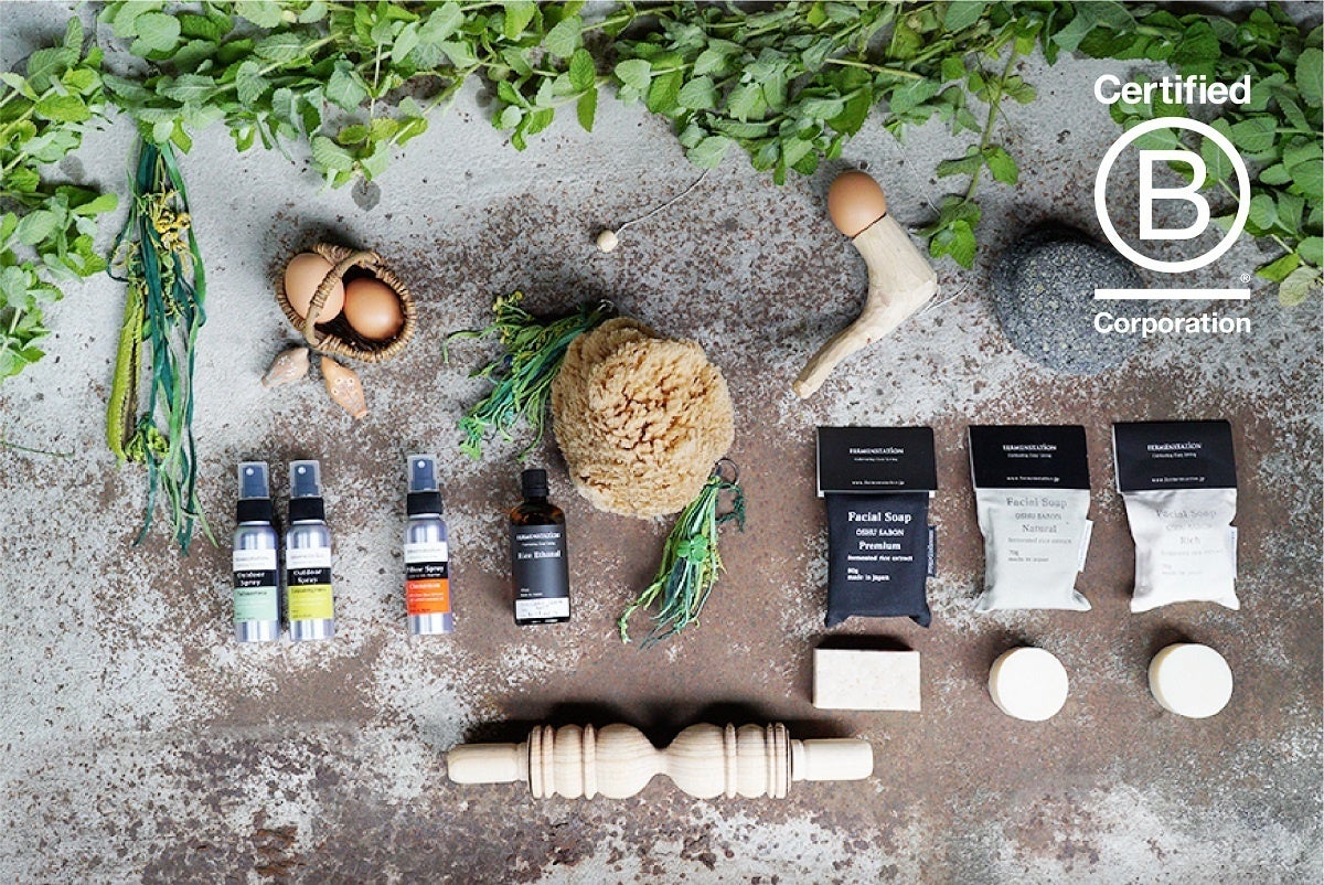 奥州市で栽培したオーガニック米を原材料にした商品