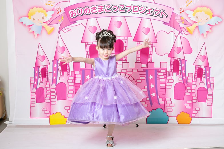 お城の前で記念写真