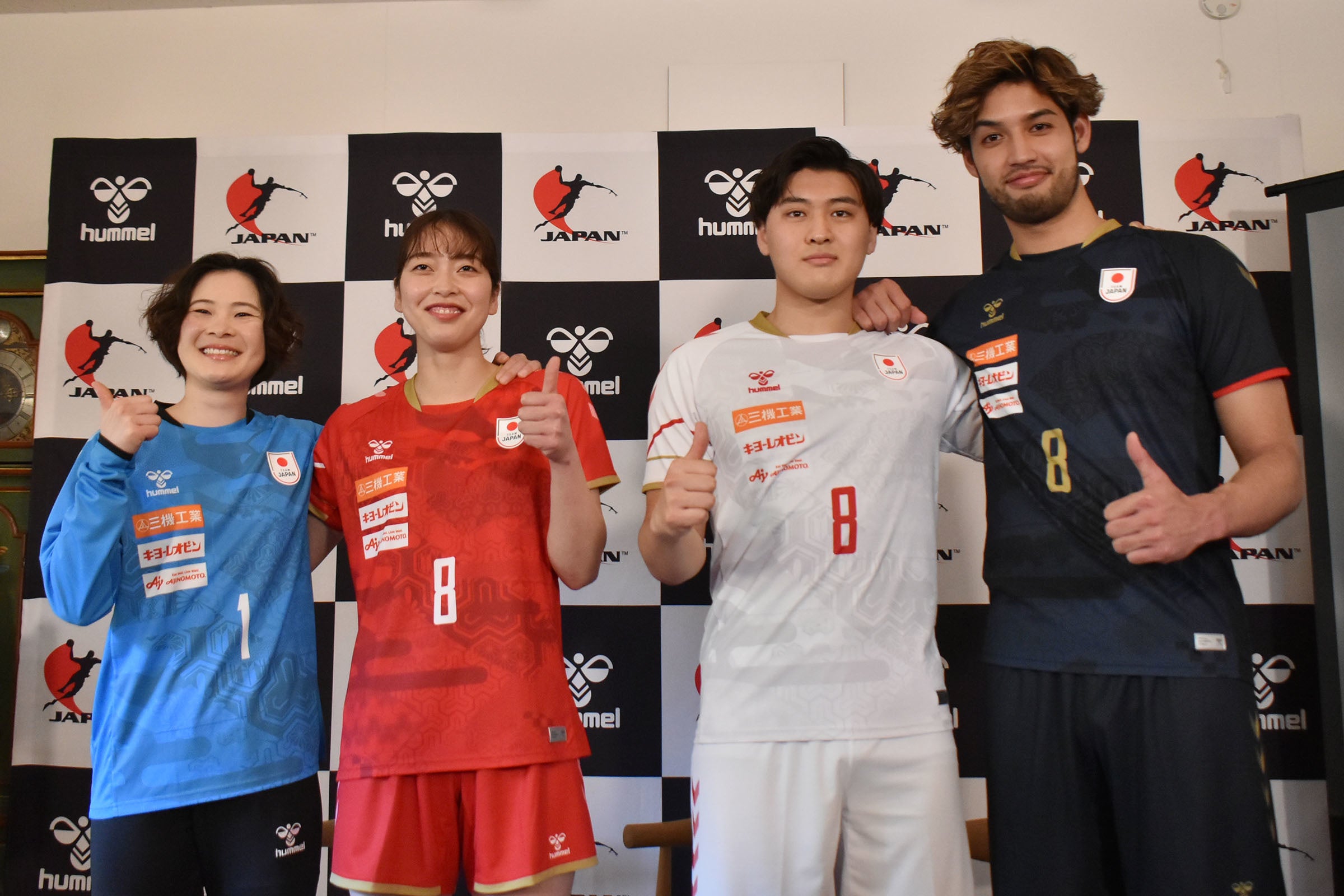 ハンドボール 日韓戦 東江 選手 サイン入り ポロシャツ 額縁付き