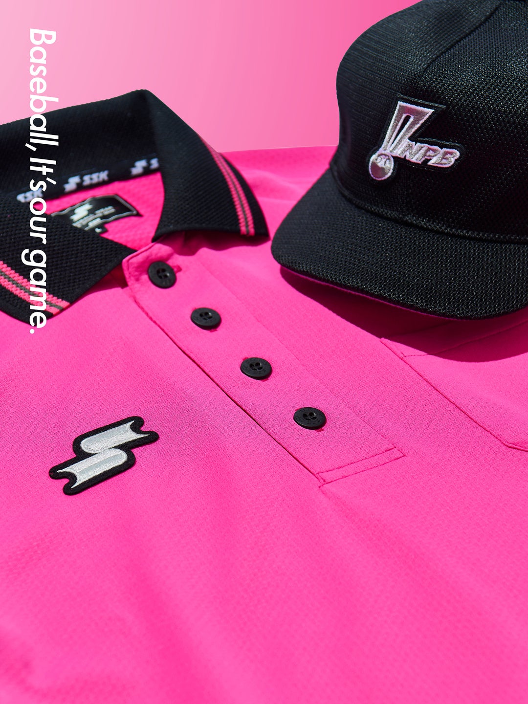 SSK公式オンラインショップ限定審判ウェア第4弾、審判半袖シャツ（ピンク）の予約販売を開始！