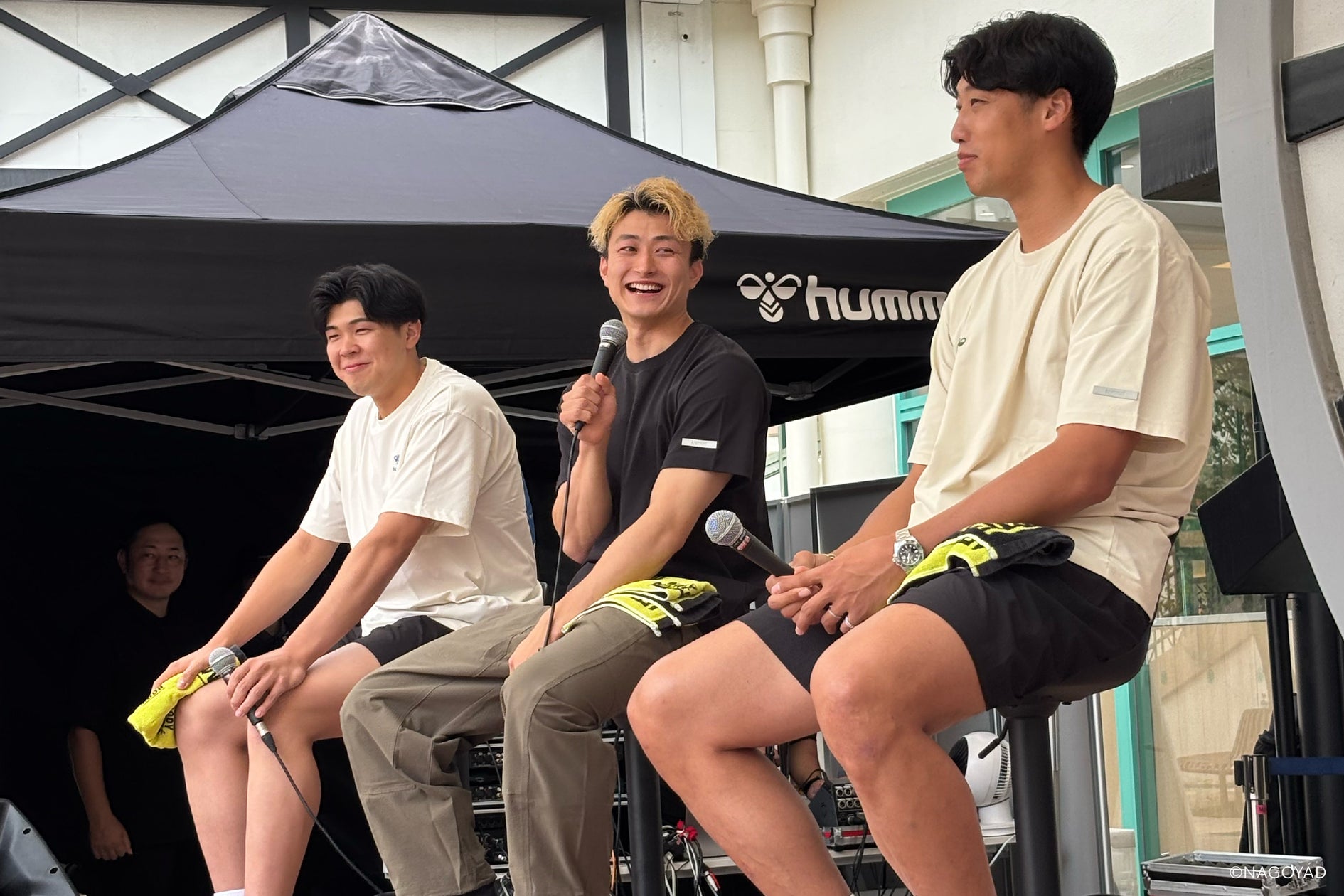 hummel舉辦名古屋鑽石海豚隊張本、加藤、小澤選手特別談話會!