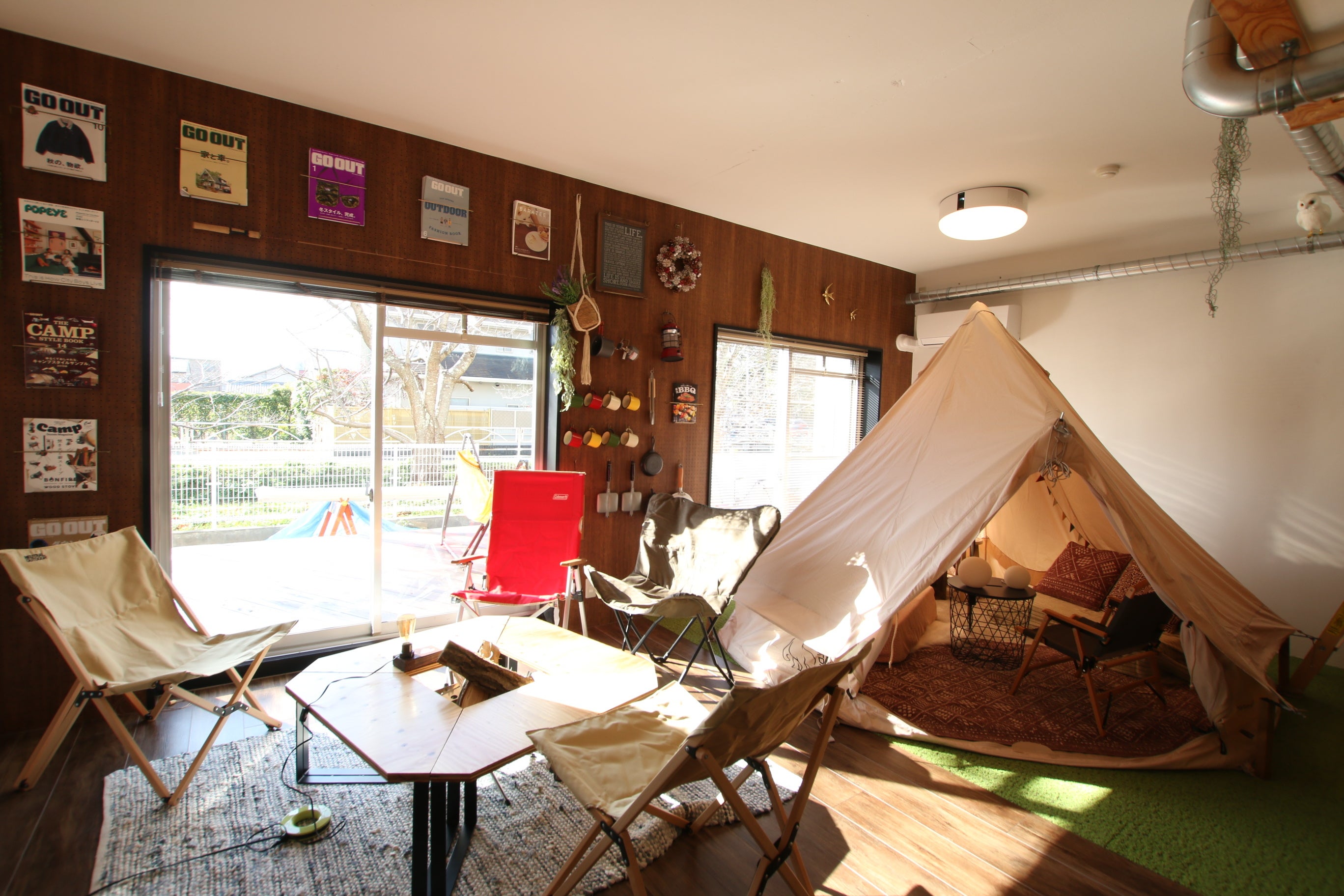 人気のグランピングルーム！