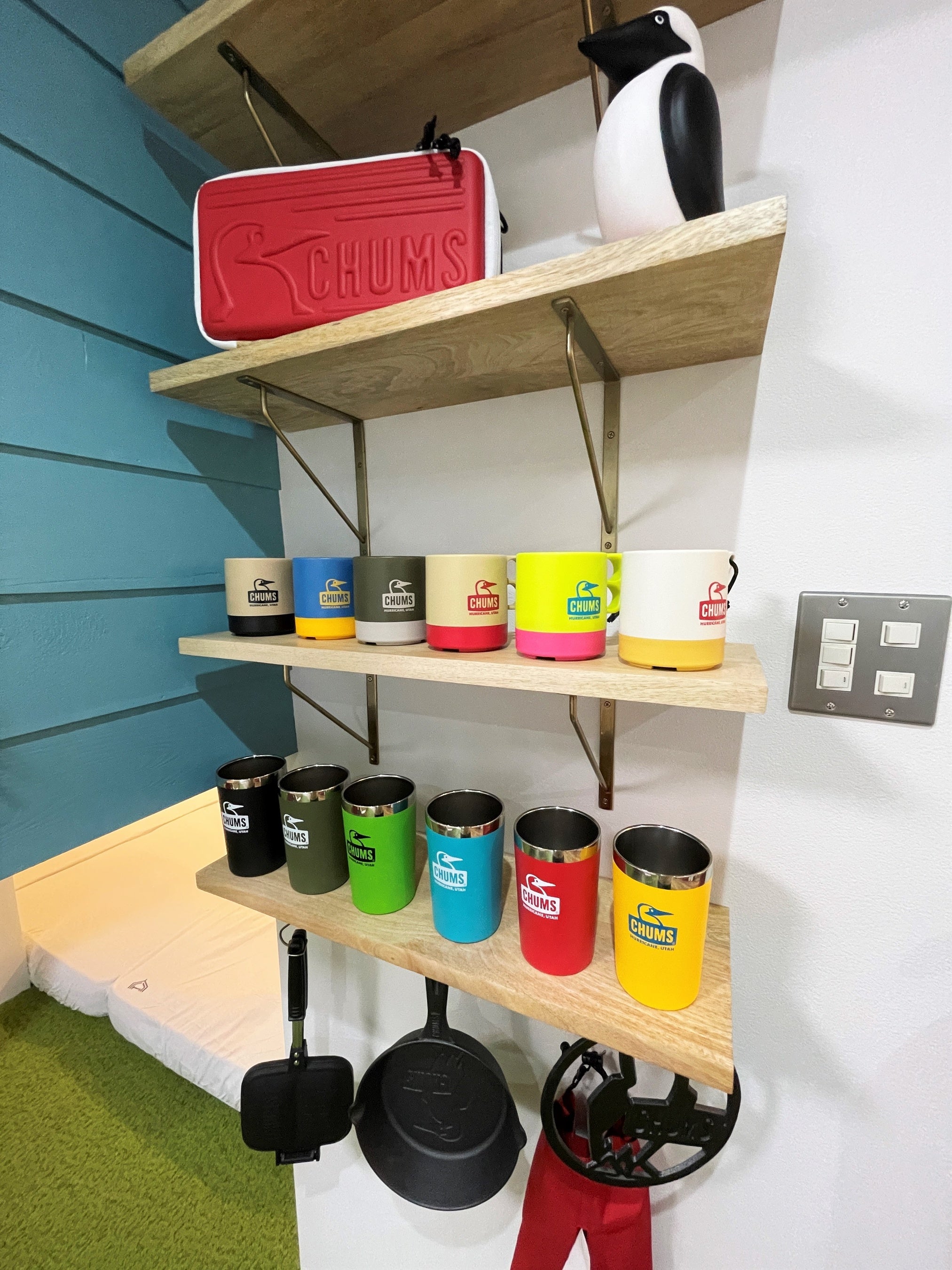 CHUMSのグッズがいっぱい