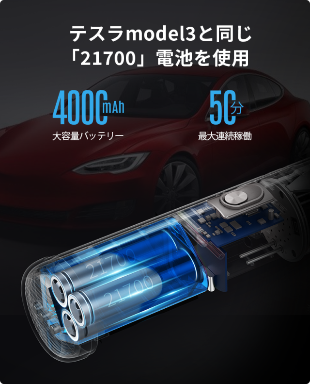 スリムなのにハイパワー。どんどん吸い込むハンディクリーナー「VX max