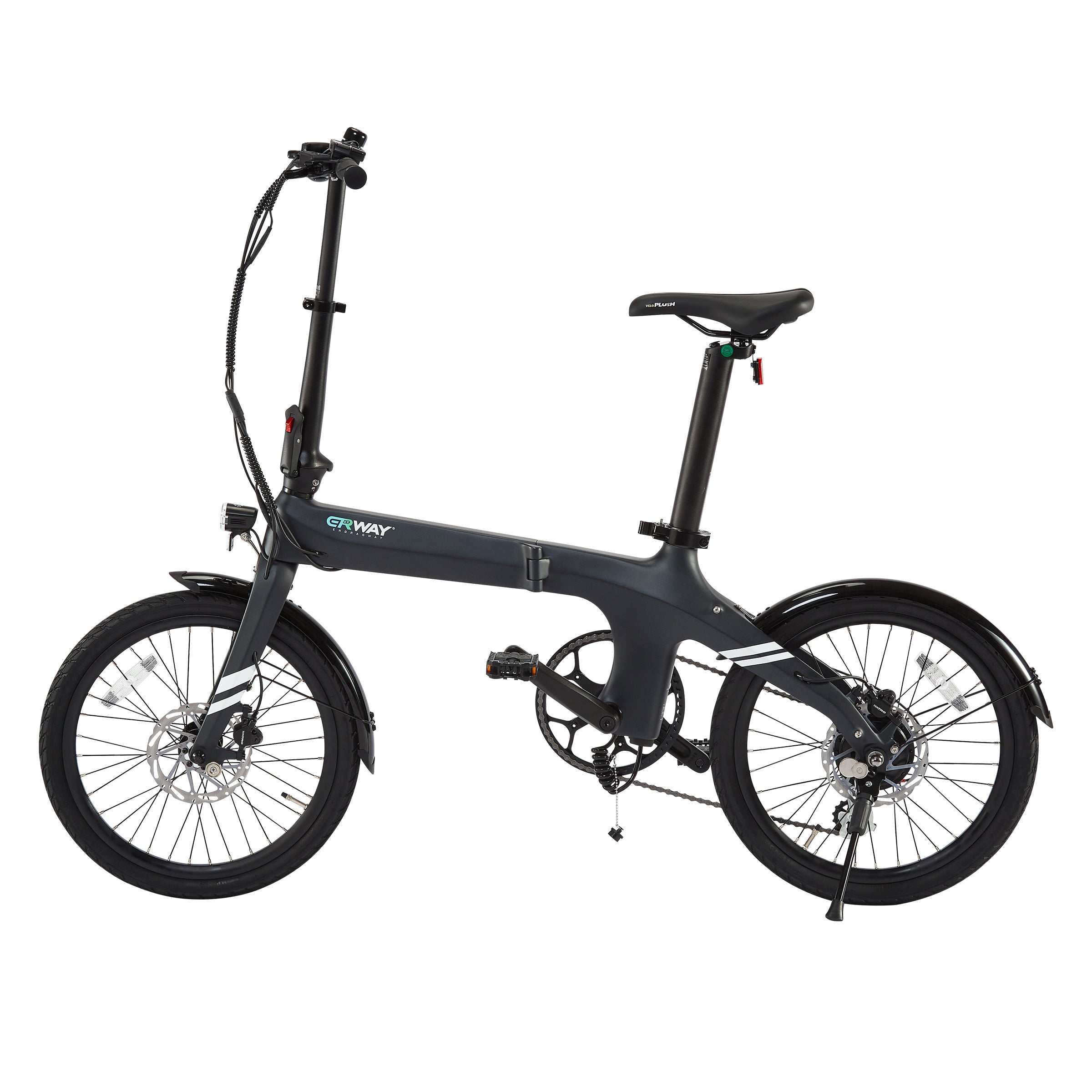 ERWAY 折りたたみ電動アシスト自転車 シルバー 型式認定済】折りたたみ電動アシスト自転車 「ERWAY-A01