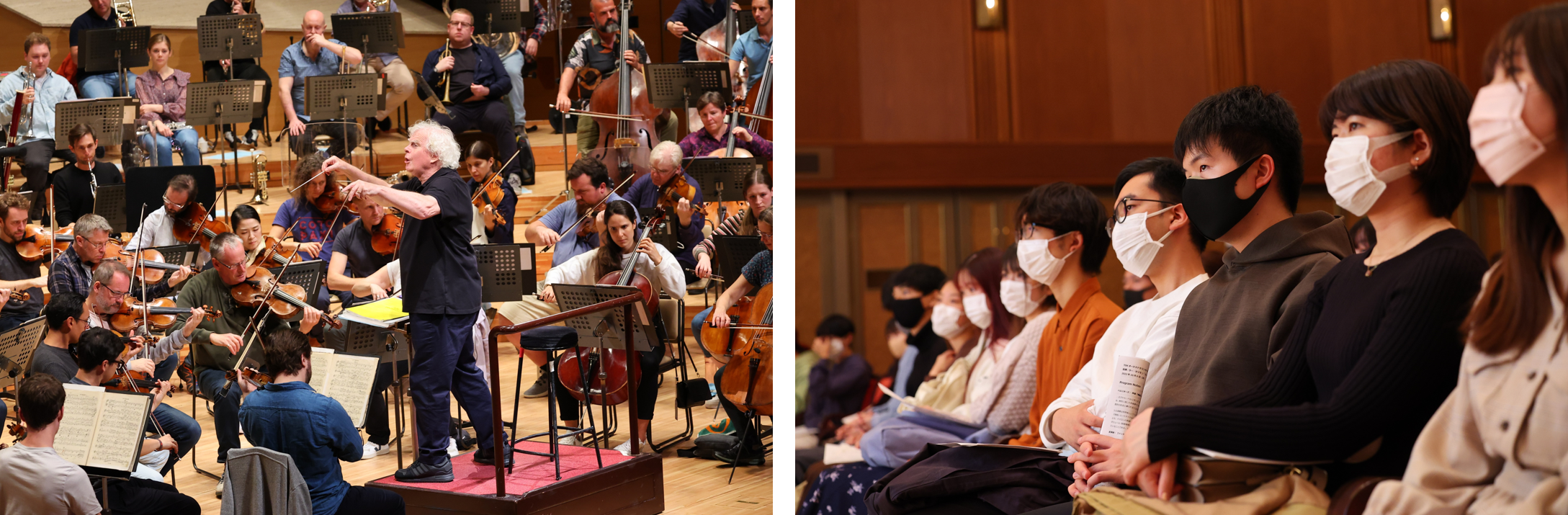 公開リハーサルの模様