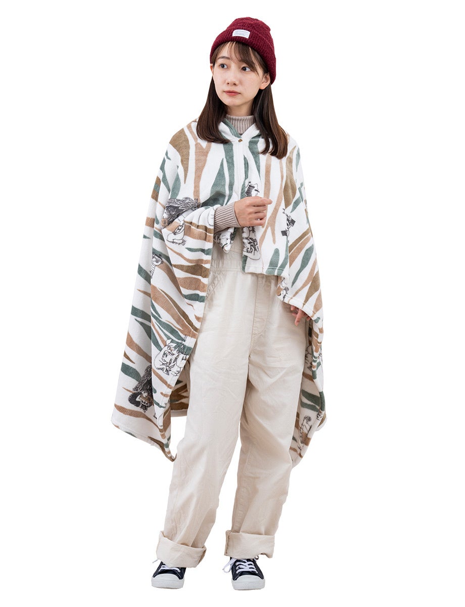 MOOMIN（ムーミン）×じぶんまくらコラボ防炎毛布ハーフサイズ