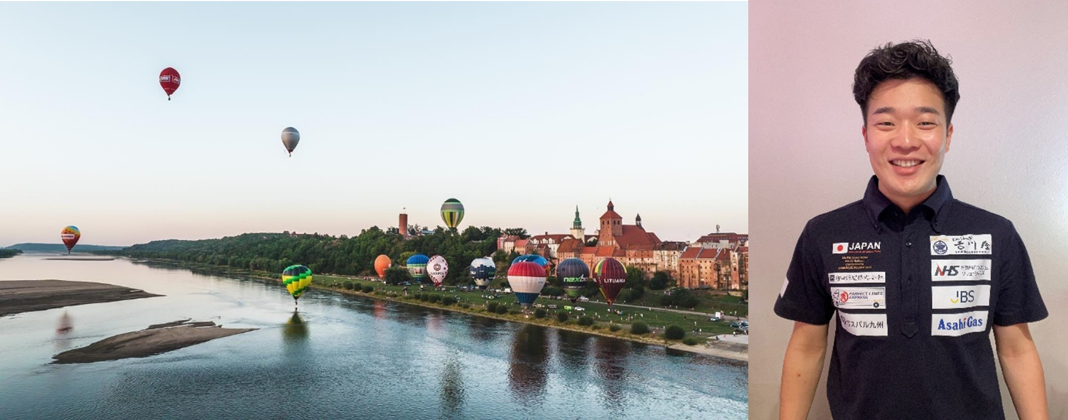 （左）今回開催地 グルジョンツ市 の様子 ／ （右）トヨタ事業本部 モダンワークプレイス部&nbsp; 成瀬 敦哉