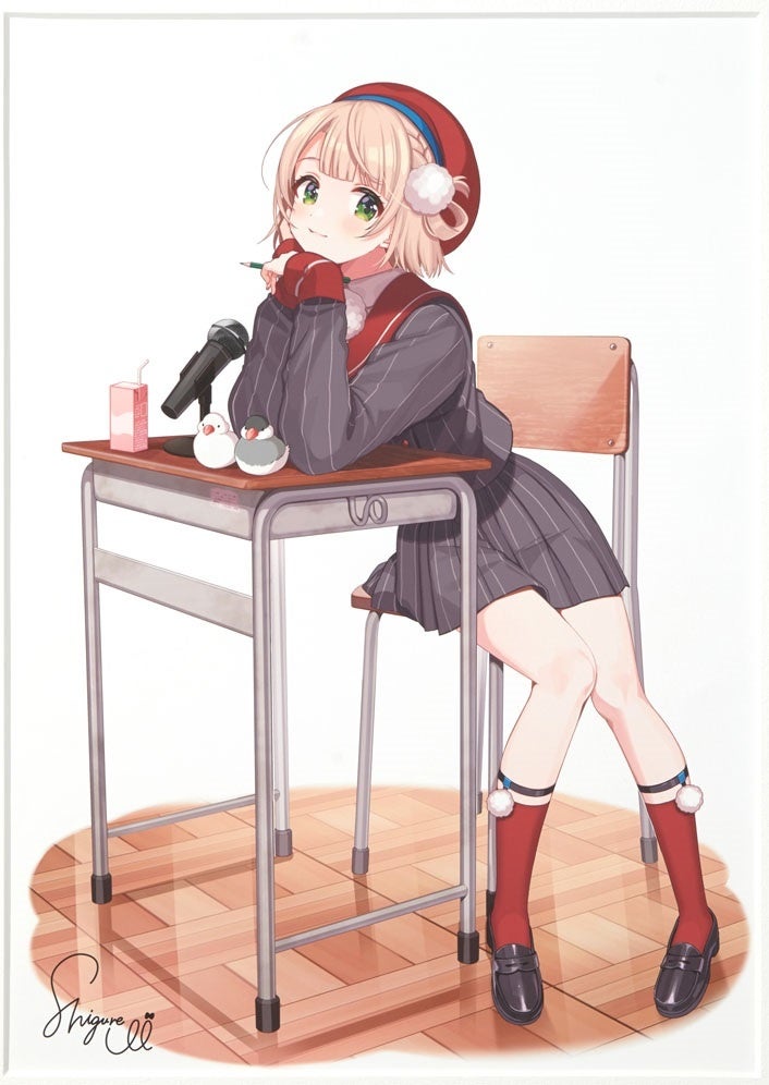 VTuver “しぐれうい”のフィギュア用に描き下ろされたイラストがプリモ