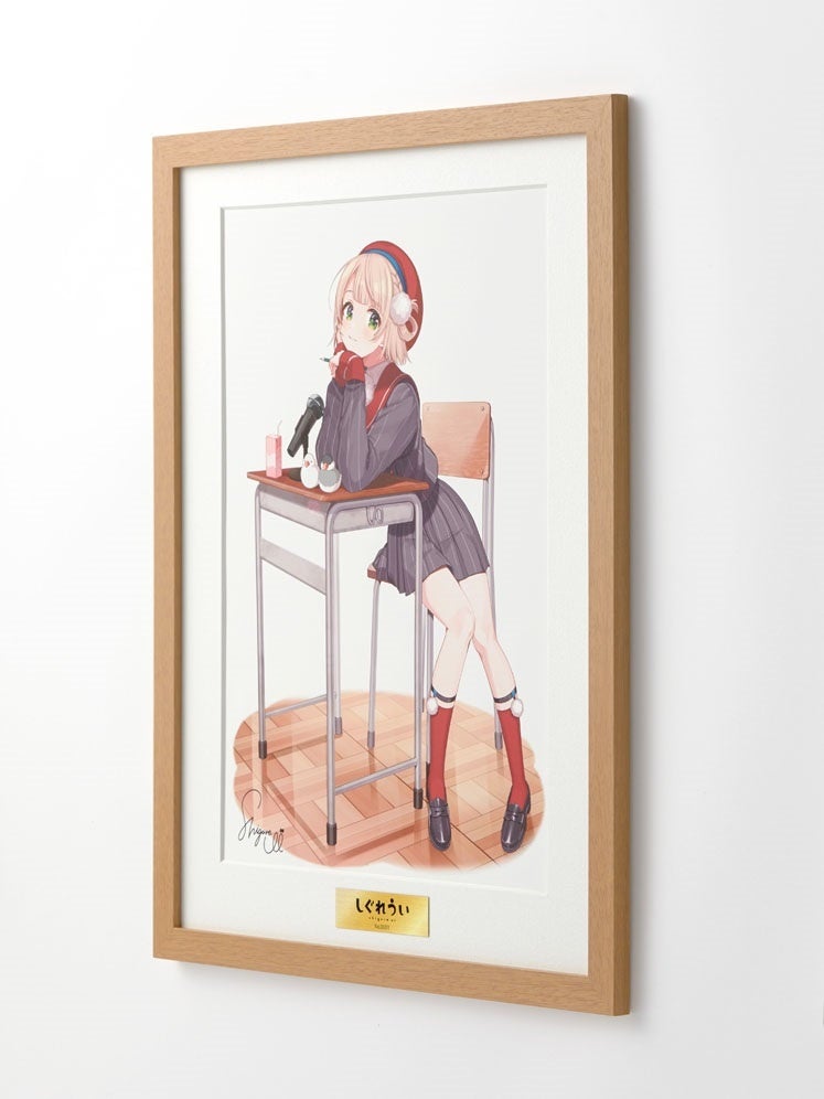 VTuver “しぐれうい”のフィギュア用に描き下ろされたイラストが