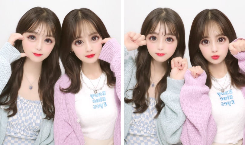 華やかな盛れ感の“うるつやキュート盛れ”が特徴の『apimy』プリ画イメージ