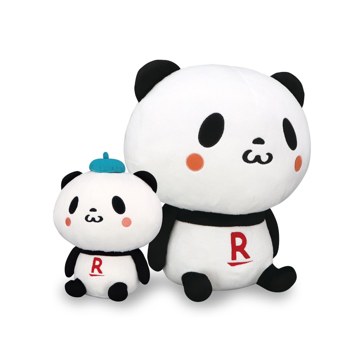 ダブルゲット賞:BIGぬいぐるみセット ―お買いものパンダ&小パンダ― (全1種/小パンダ約25cm、お買いものパンダ約40cm)