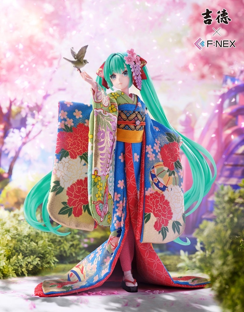 吉、ちゃん、プロフィールへ フィギュア　４点 吉徳×F:NEX 初音ミク -日本人形- 1/4スケールフィギュア』ホビー
